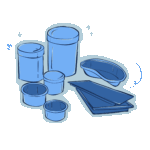 Canisters, Bowls & Trays